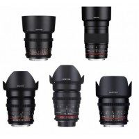 Комплект объективов Samyang 24/35/50/85/135mm UMC VDSLR (EF) Комплект объективов Samyang 24/35/50/85/135mm UMC VDSLR (EF)