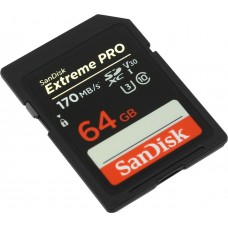 Карта памяти SanDisk Extreme Pro SDXC UHS-I 64GB 170MB/s