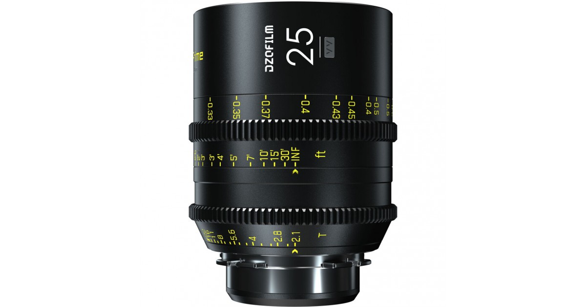 Объектив DZOFilm VESPID 25mm T2.1 Lens (PL/EF)- взять в аренду