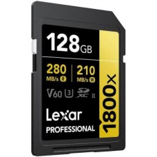 Карта памяти Lexar SDXC UHS-II C10 U3 V60 128Gb 280Mb/s Карта памяти Lexar SDXC UHS-II C10 U3 V60 128Gb 280Mb/s