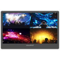 Комплект режиссёрского монитора Lilliput A12 12,5" 4K с клеткой E-image Q100