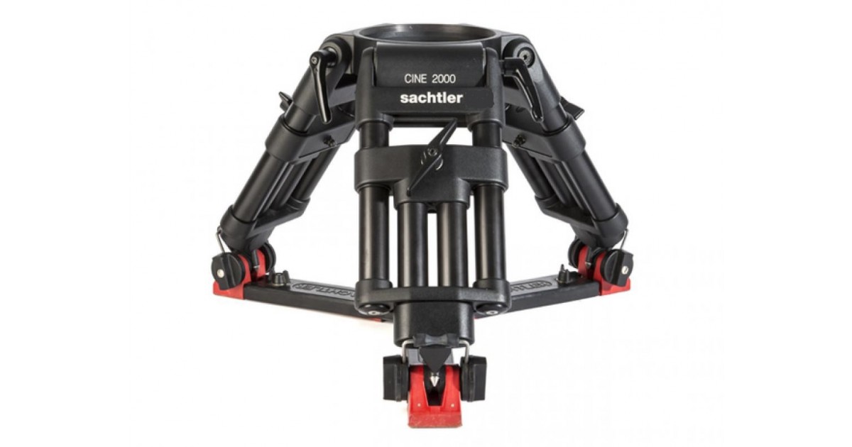 Sachtler Cine 2000 K Short Single Stage Aluminum Tripod Legs with a 150mm Bowl, Maximum Load 110 New Sachtler Cine 2000K Short (Baby) Aluminum Tripod Legs 150mm