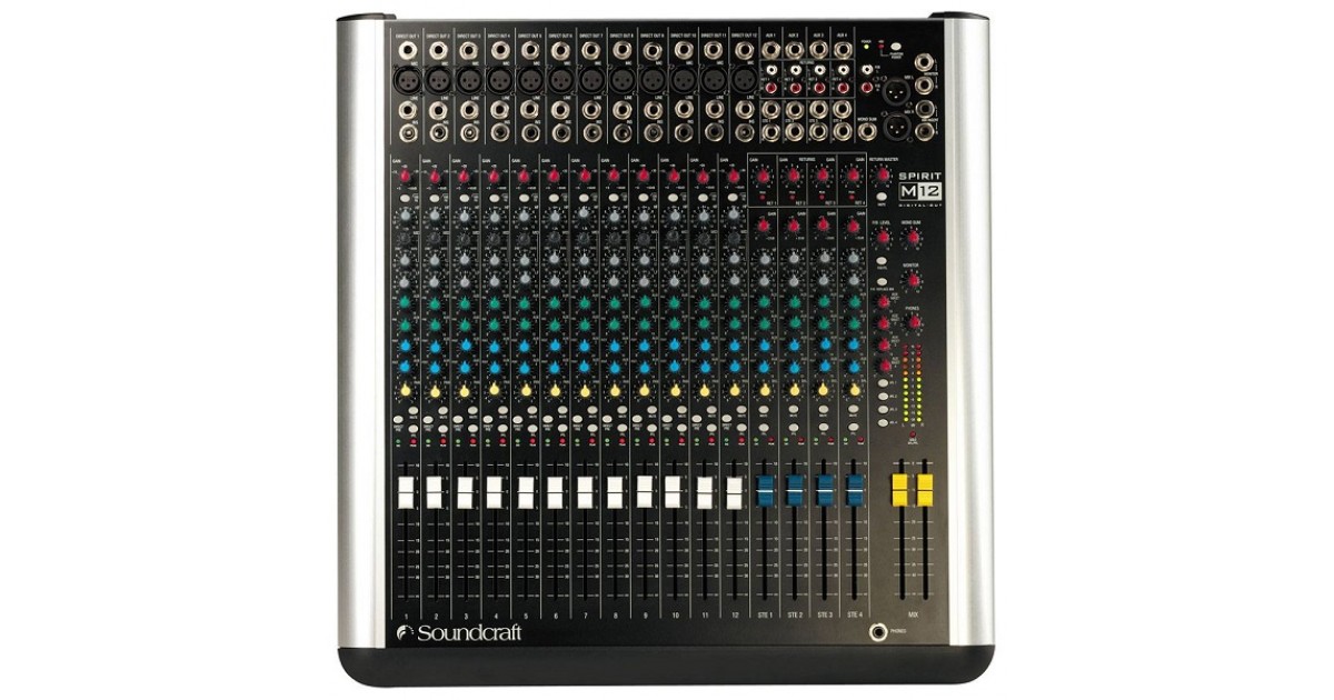 Микшерный пульт SOUNDCRAFT Spirit M12- взять в аренду недорого.
