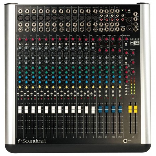Soundcraft　SPIRIT M12　アナログミキサー　動作品 Микшерный пульт SOUNDCRAFT Spirit M12- взять в аренду недорого.
