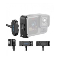 Магнитная боковая крышка TELESIN для зарядки и кабель питания для GoPro Hero 9-13 Black
