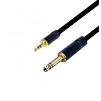 Аудиокабель miniJack (М) - Jack  (М) stereo 2 метра