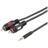 Аудиокабель miniJack (M) stereo - 2 RCA (M) 10 метров